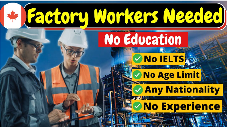 Factory Worker-helper Job in Canada 2024-25
