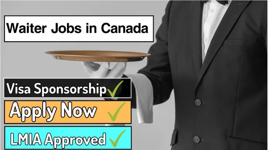 Waiter/Waitress Job in Canada 2024-25